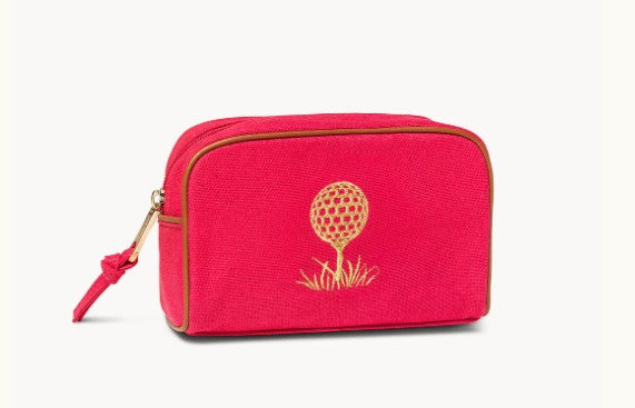 Spartina Pink Travel Pouch Ball & Tee