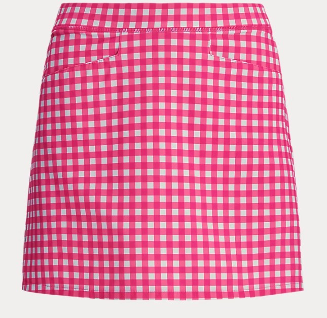 Ralph Lauren RLX Plaid Pleated Performance Skort 15"