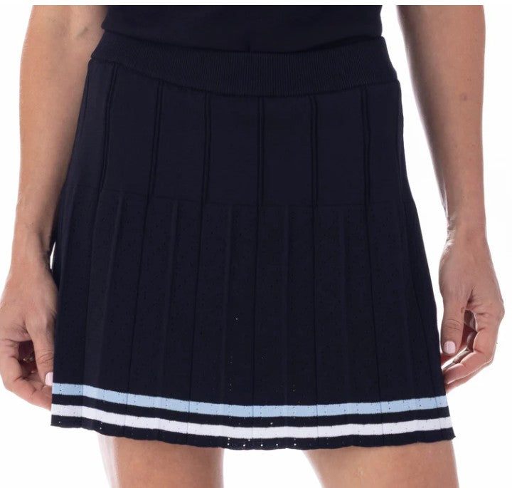 Belyn Key SANTA FE Pointelle Sweater Skort 16"