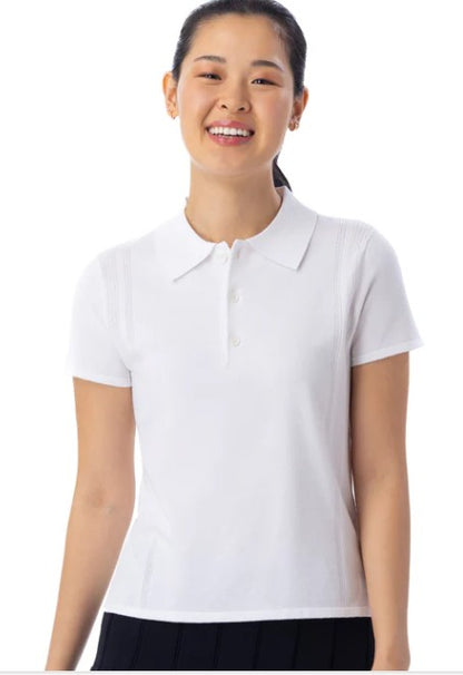 Belyn Key SANTA FE Pointelle Short Sleeve Sweater (Multiple Colors)