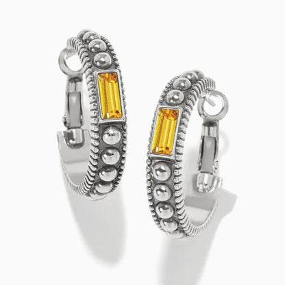 Brighton Pretty Tough Gem Hoop Earrings