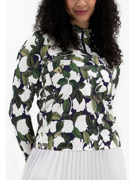 FORAY Long Sleeve Printed Sun Shirt