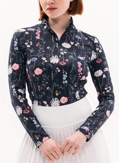 FORAY Long Sleeve Printed Sun Shirt