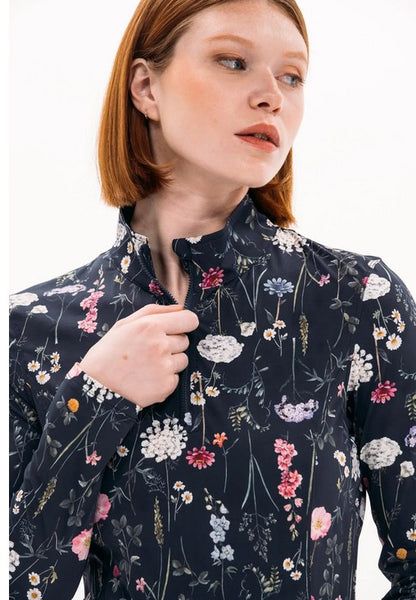 FORAY Long Sleeve Printed Sun Shirt