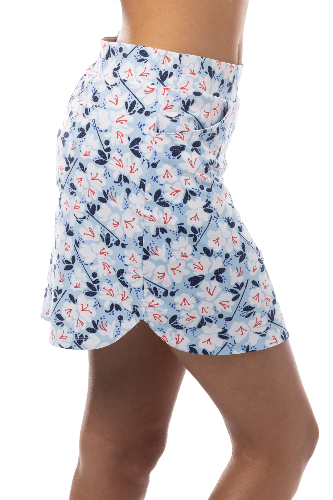SanSoleil SolStyle Printed Skort 17" (Multiple Colors)