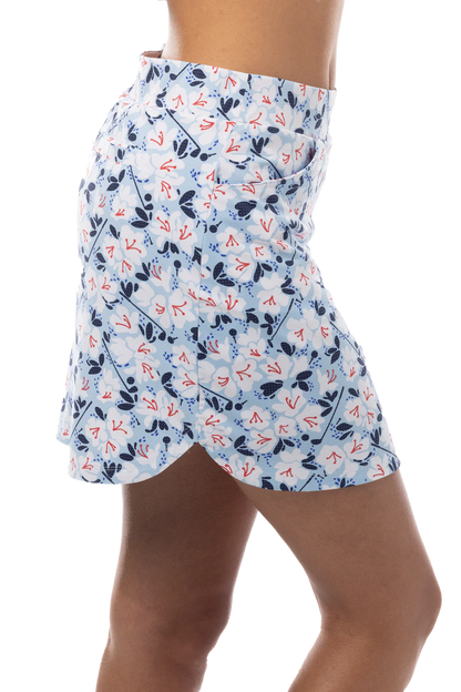 SanSoleil SolStyle Printed Skort 17" (Multiple Colors)