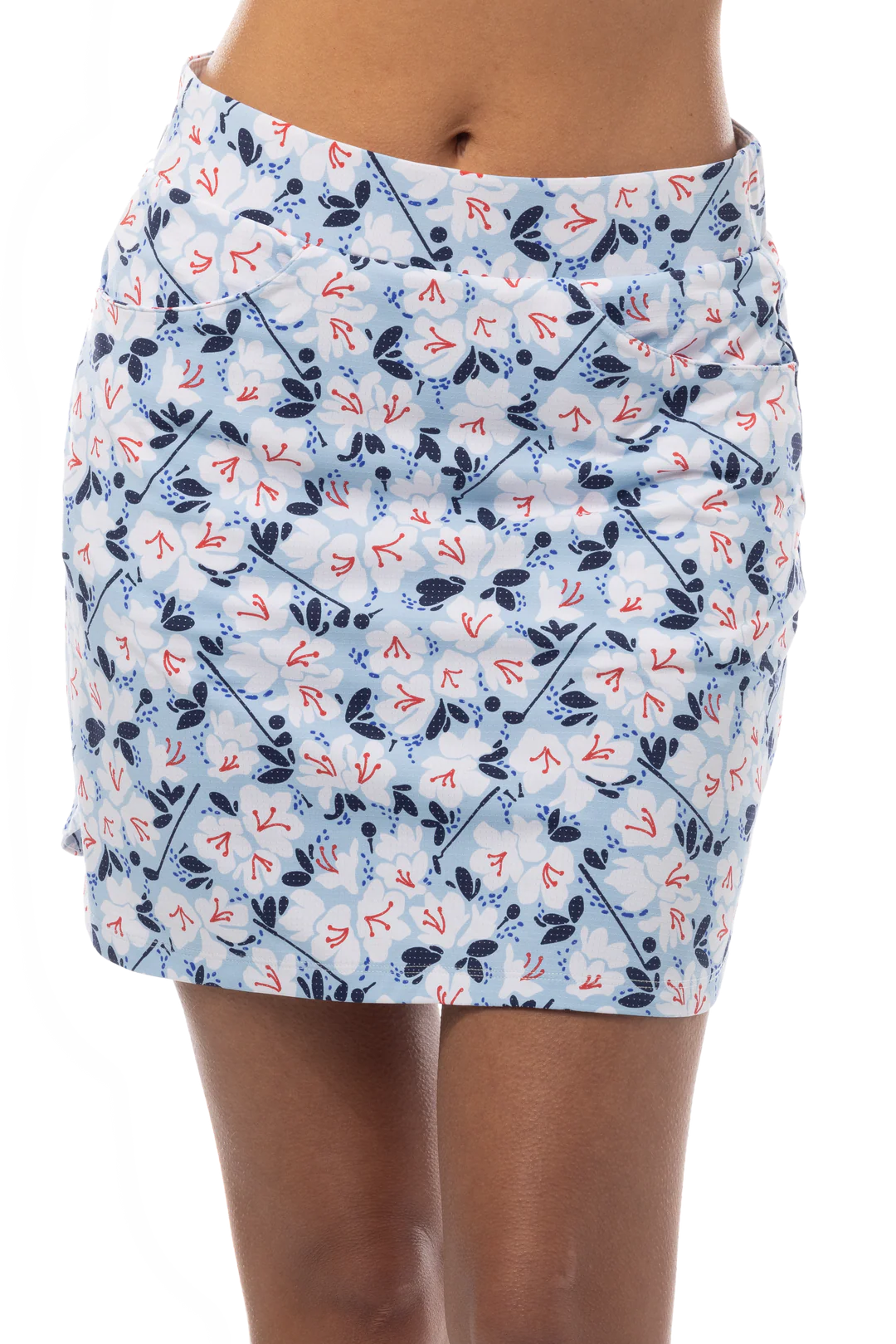 SanSoleil SolStyle Printed Skort 17" (Multiple Colors)