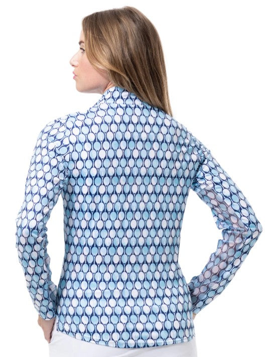 SanSoleil SolCool Longsleeve Print Mock (Multiple Colors)
