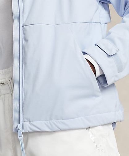 Ralph Lauren RLX ECO RIPSTOP 2.5 LAYER POLY RAIN JACKET W/ REMOVABLE HOOD