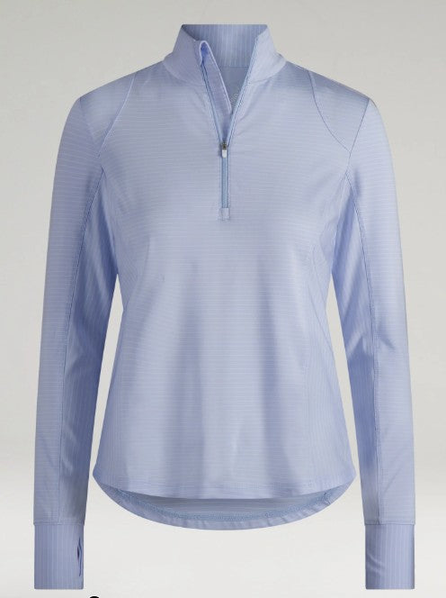 ZERO RESTRICTION RENAE LONG SLEEVE ZIP MOCK (MULTIPLE COLORS)