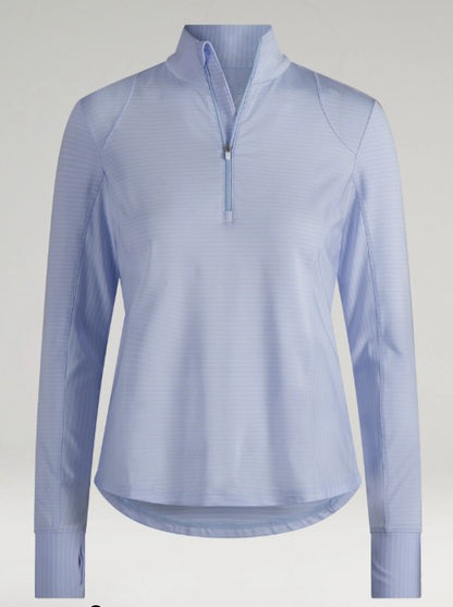 ZERO RESTRICTION RENAE LONG SLEEVE ZIP MOCK (MULTIPLE COLORS)
