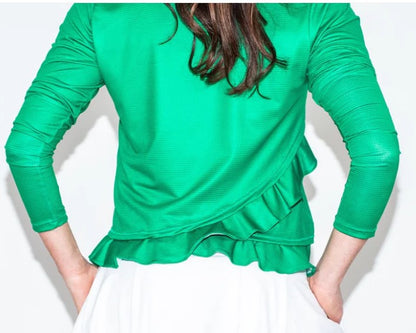 The Bubble "On the Green" RARA 3/4" Sleeve Print Top