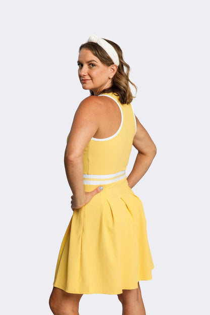 CALLIOPE GOLF Rae Sleeveless Racer Back Dress 34" (Multiple Colors)