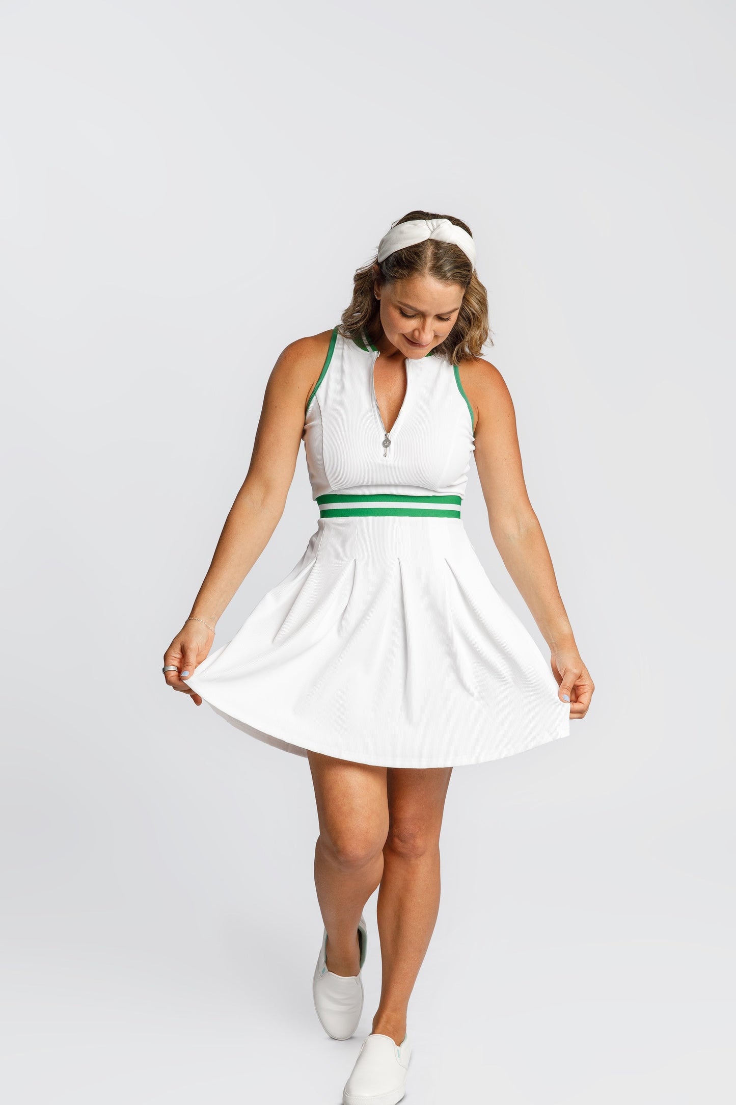 CALLIOPE GOLF Rae Sleeveless Racer Back Dress 34" (Multiple Colors)
