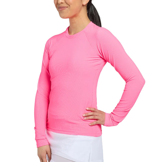 TZU TZU CALLY RIBBED LONG SLEEVE TOP (MULTIPLE COLORS)