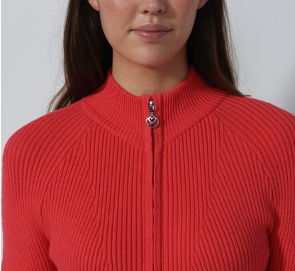 Daily Sports LEO CORAL Rib Cardigan