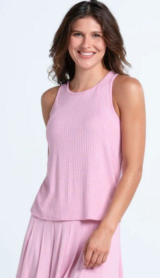 Lucky in Love APRES KNITS Rib Breezy Sleeveless Tank (Multiple Colors)