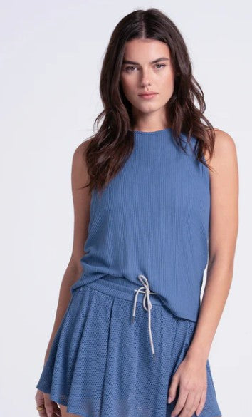 Lucky in Love APRES KNITS Rib Breezy Sleeveless Tank (Multiple Colors)