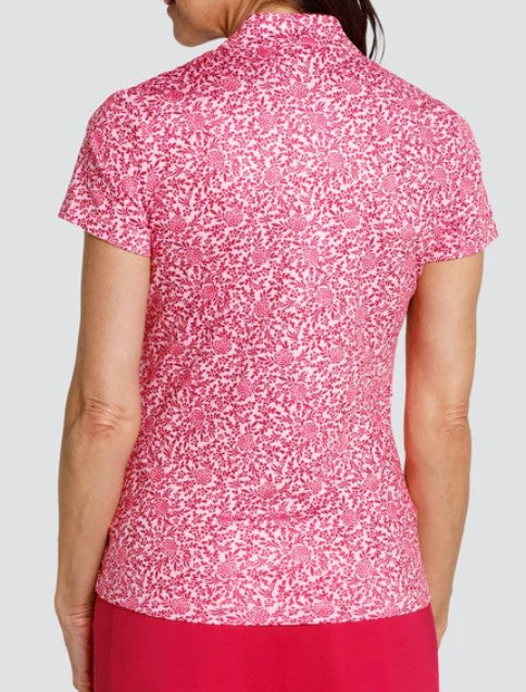 Tail Better HIBISCUS PALMS Short Sleeve Rosalia Top