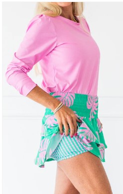 The Bubble PALM Ruffle Skirt 13.5" (Multiple Colors)