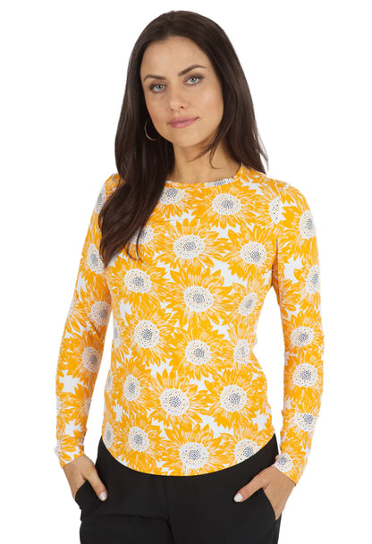 IBKUL Ruthie Crew Neck Long Sleeve (Multiple Colors)