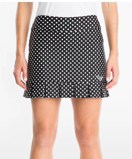 TZU TZU Samba 16" Skort Black Dotty