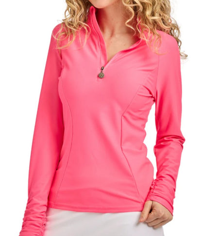 TZU TZU SARA PUNCH LONG SLEEVE TOP