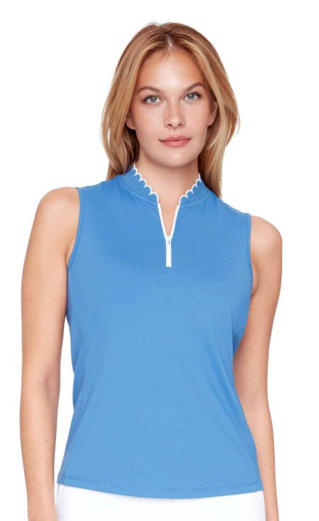 Swing Control INFINITY Velocity Sleeveless Scalloped Edge Top (Multiple Colors)