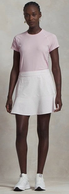 Ralph Lauren RLX SEERSUCKER STRETCH SKORT W/ FLOUNCE HEM 15" or 17"