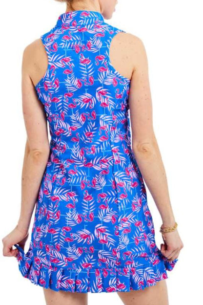 Tzu Tzu FLAMINGLE SHILOH MODIFIED RACERBACK SLEEVELESS DRESS