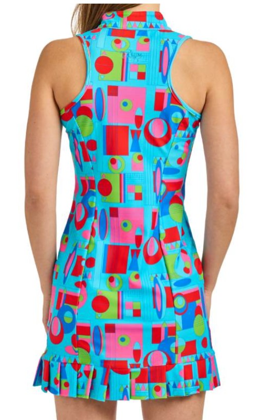 Tzu Tzu Shiloh GEO Sleeveless Dress