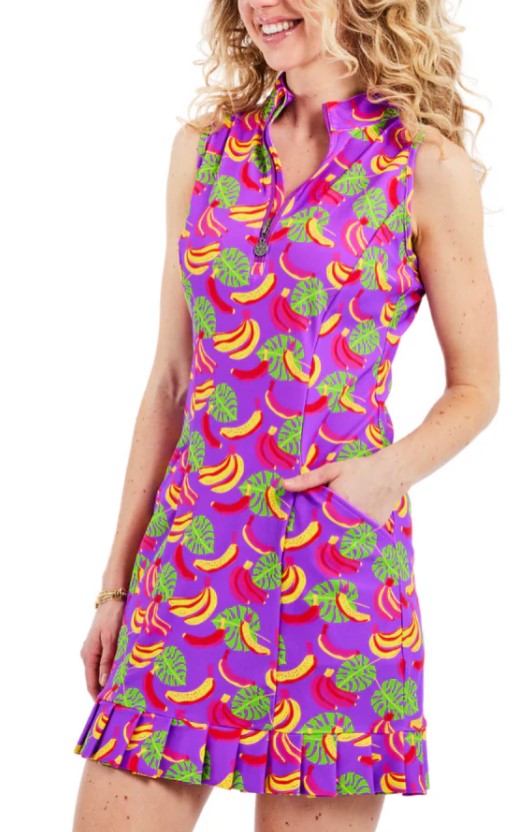 Tzu Tzu Shiloh Racerback Go Bananas Dress