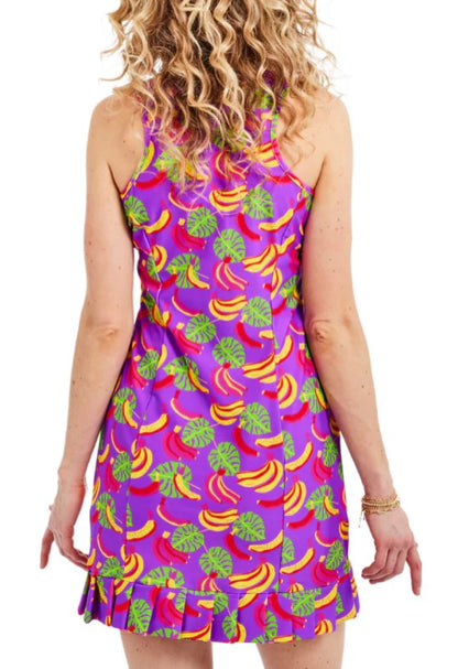 Tzu Tzu Shiloh Racerback Go Bananas Dress