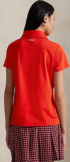 Ralph Lauren RLX SHORT-SLEEVE AIR TECH PIQUE POLO W/ SCALLOP COLLAR (Multiple Colors)