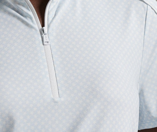 Ralph Lauren RLXSHORT-SLEEVE LIGHTWEIGHT AIRFLOW 1/2 ZIP MOCK NECK PULLOVER