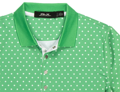 Ralph Lauren RLX SHORT-SLEEVE LIGHTWEIGHT AIRFLOW POLO POLKDA DOT (MULTIPLE COLORS)
