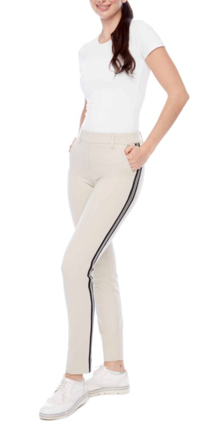 SWING CONTROL SIDE STRIPE PONTE PANT 30" (MULTIPLE COLORS)