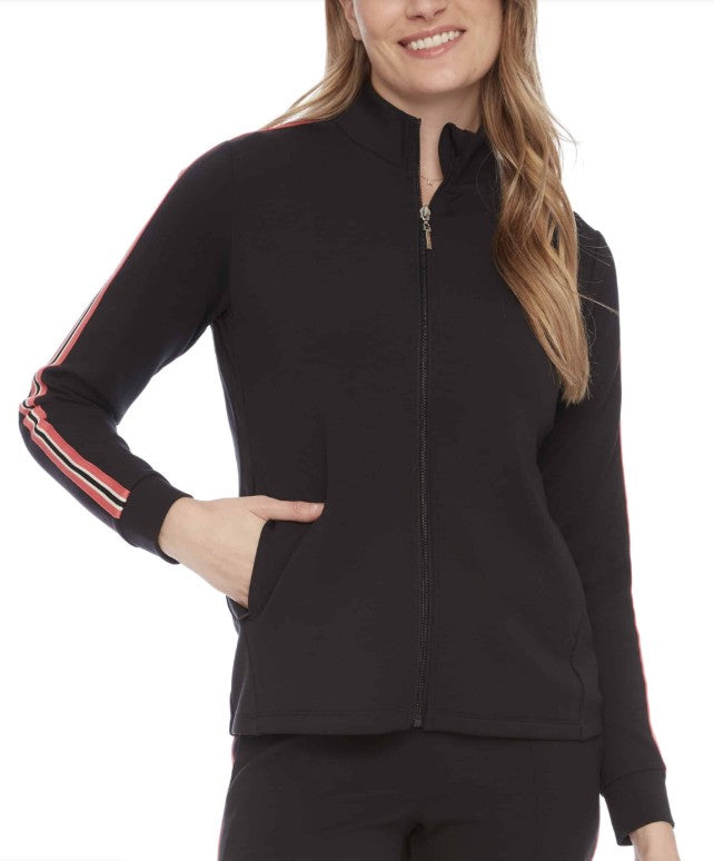 Swing Control JETSONS SIDE STRIPE ZIPPERED MODAL JACKET