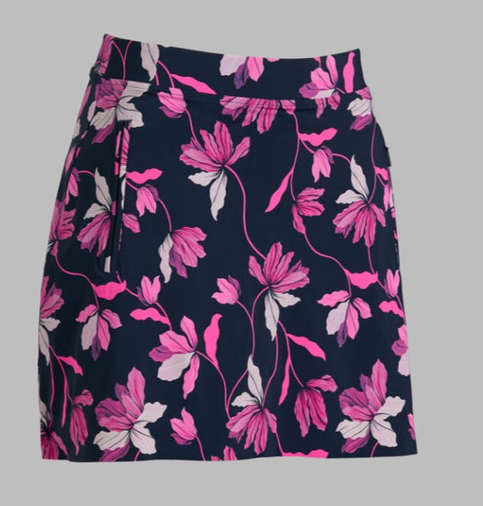 G/FORE APPAREL IRIS SILKY TECH NYLON A-LINE SKORT 15"