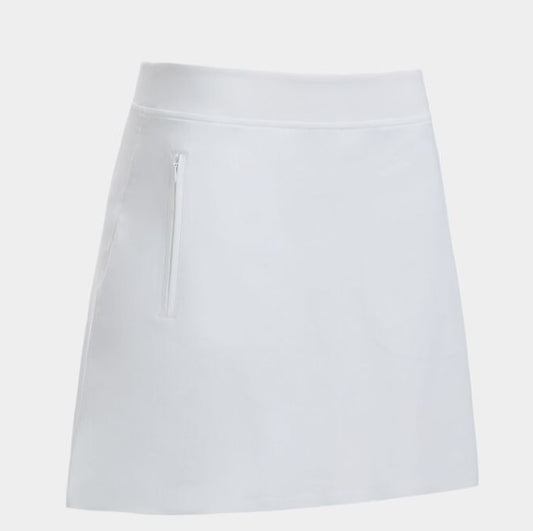 G/FORE SILKY TECH NYLON 16" A-LINE SKORT WITH LINER