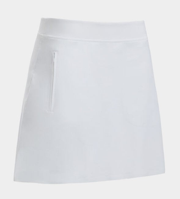 G/FORE APPAREL SILKY TECH NYLON A-LINE SKORT WITH LINER