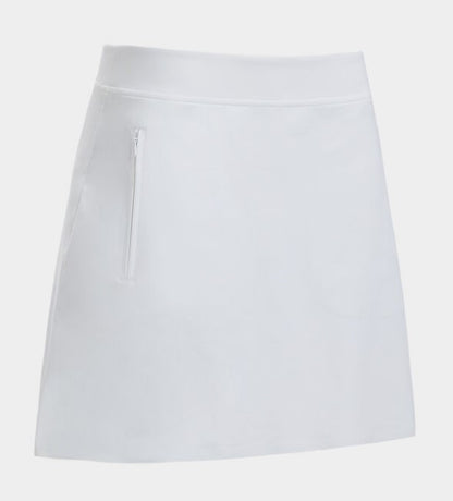 G/FORE APPAREL SILKY TECH NYLON A-LINE SKORT WITH LINER