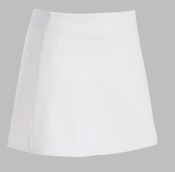G/FORE APPAREL SILKY SNOW A-LINE SKORT 16"