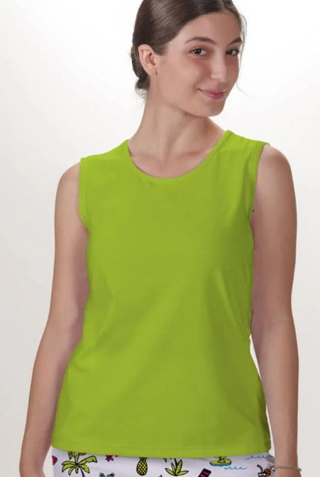 Skort Obsession SLEEVELESS CREW NECK TOP (MULTIPLE COLORS)