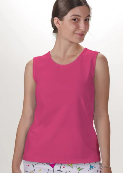 Skort Obsession SLEEVELESS CREW NECK TOP (MULTIPLE COLORS)