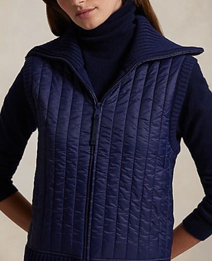 Ralph Lauren RLX WOOL BLEND FULL-ZIP SWEATER VEST (Multiple Colors)