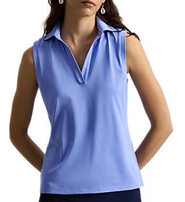 Ralph Lauren RLX SLEEVELESS AIR TECH PIQUE POLO W/ SCALLOP PLACKET (Multiple Colors) (Copy)
