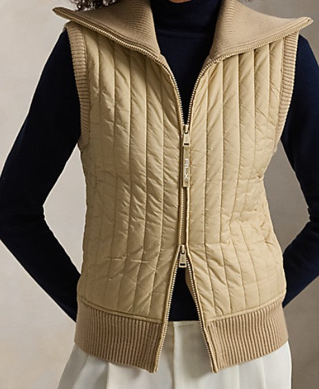 Ralph Lauren RLX WOOL BLEND FULL-ZIP SWEATER VEST (Multiple Colors)