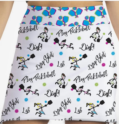 Skort Obsession SOFY PLAYS PICKLEBALL SKORT 14.5" or 17" (Multiple Lengths)