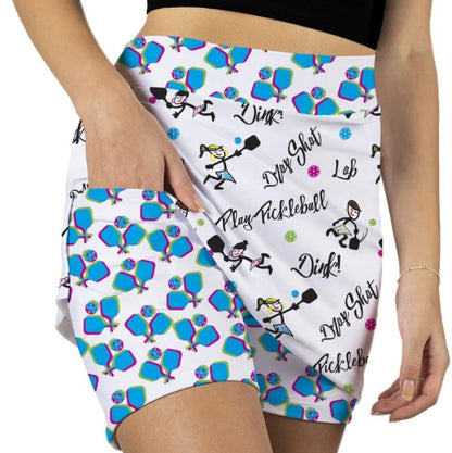 Skort Obsession SOFY PLAYS PICKLEBALL SKORT 14.5" or 17" (Multiple Lengths)